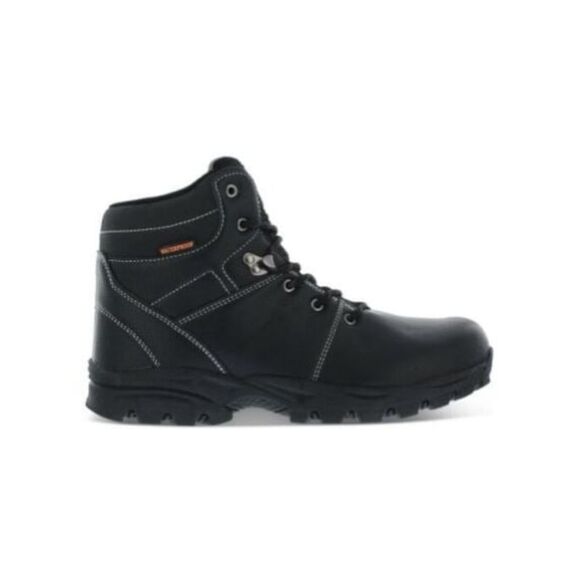 WEATHERPROOF VINTAGE Mens Black Mixed Media Jeremiah Round Toe Hiking Boots 13 M - Picture 3 of 3